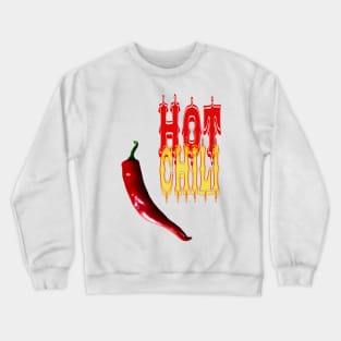 Hot Chili Spicy Food Expert Crewneck Sweatshirt